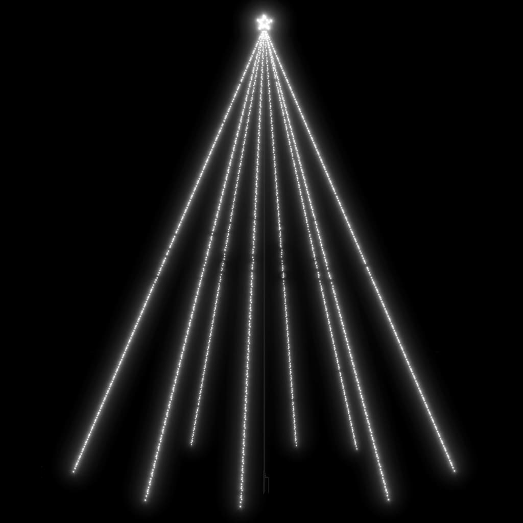 vidaXL Pom de Crăciun LED Interior Exterior 1300 LED-uri Alb Rece 8 m vidaXL Pom de Crăciun LED Interior Exterior 1300 LED-uri Alb Rece 8 m