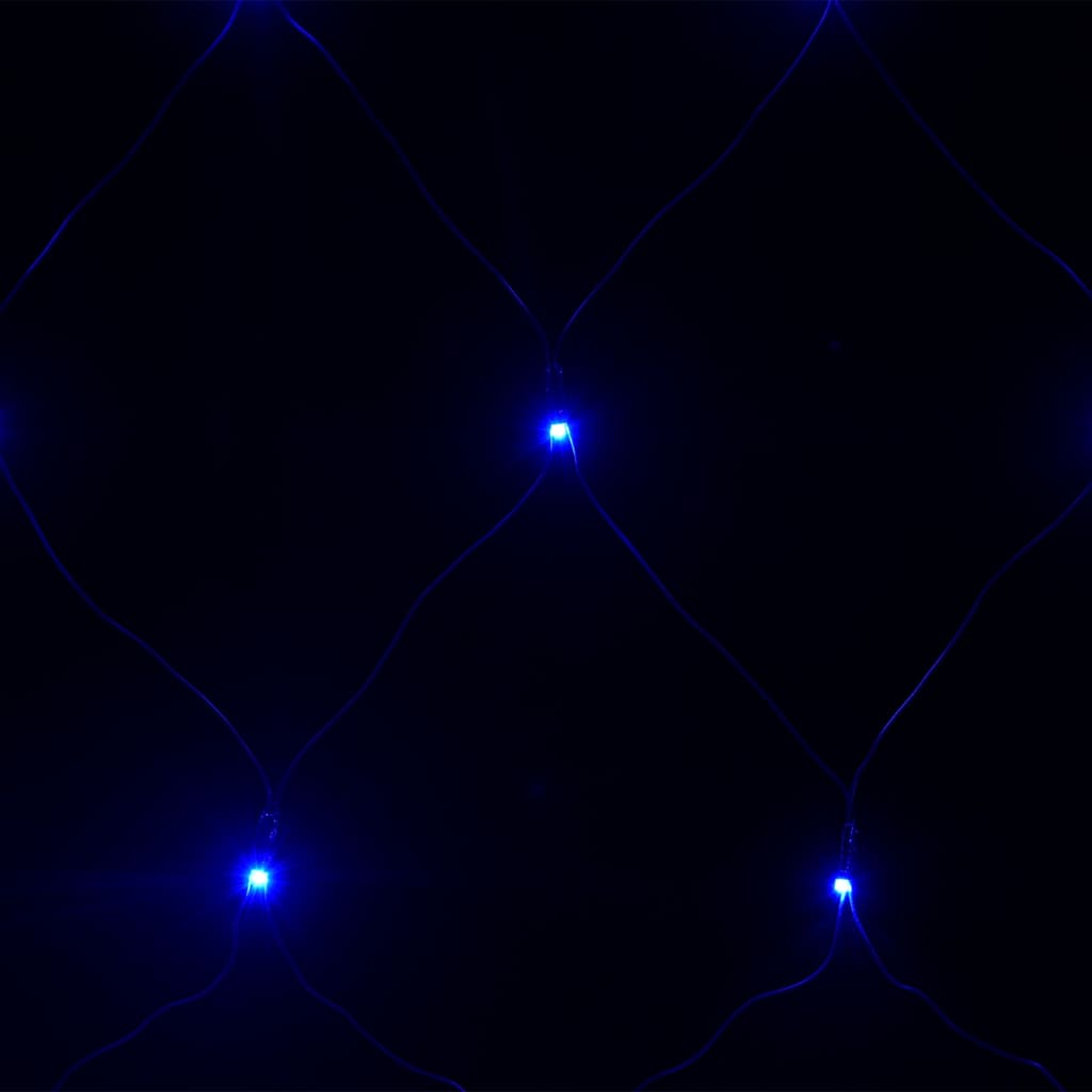 vidaXL Plasă lumini Crăciun, albastru, 4x4 m 544 LED interior/exterior vidaXL Plasă lumini Crăciun, albastru, 4x4 m 544 LED interior/exterior