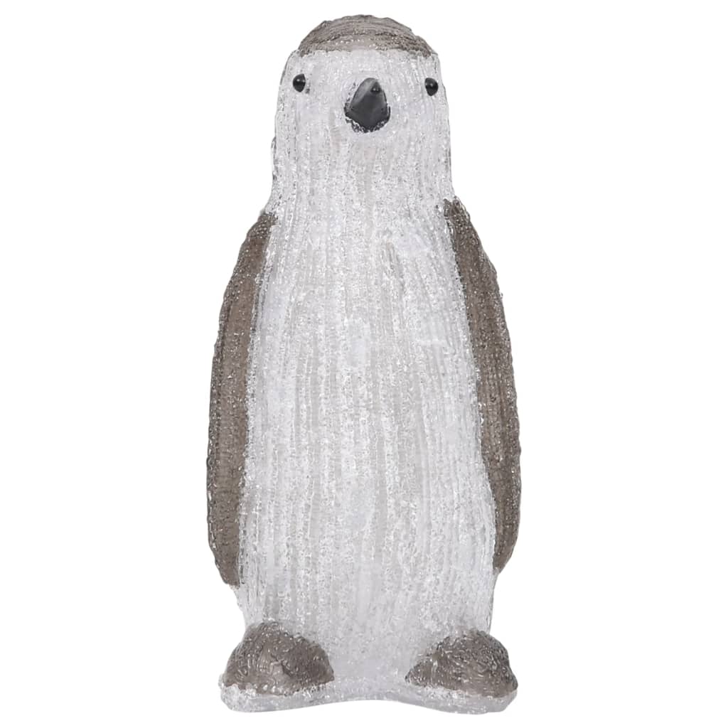 vidaXL Figurină pinguin de Crăciun cu LED 30cm acril interior/exterior vidaXL Figurină pinguin de Crăciun cu LED 30cm acril interior/exterior
