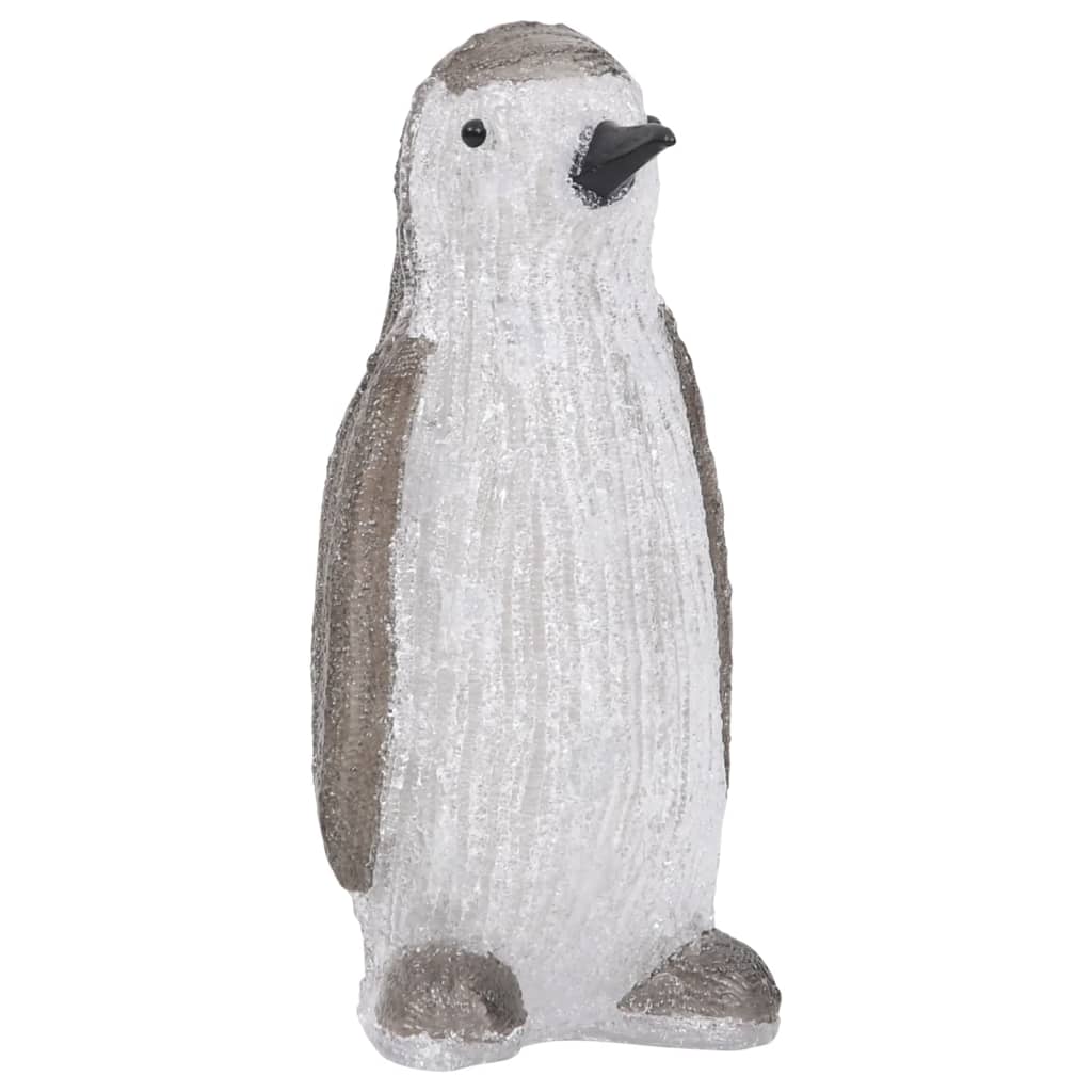 vidaXL Figurină pinguin de Crăciun cu LED 30cm acril interior/exterior vidaXL Figurină pinguin de Crăciun cu LED 30cm acril interior/exterior