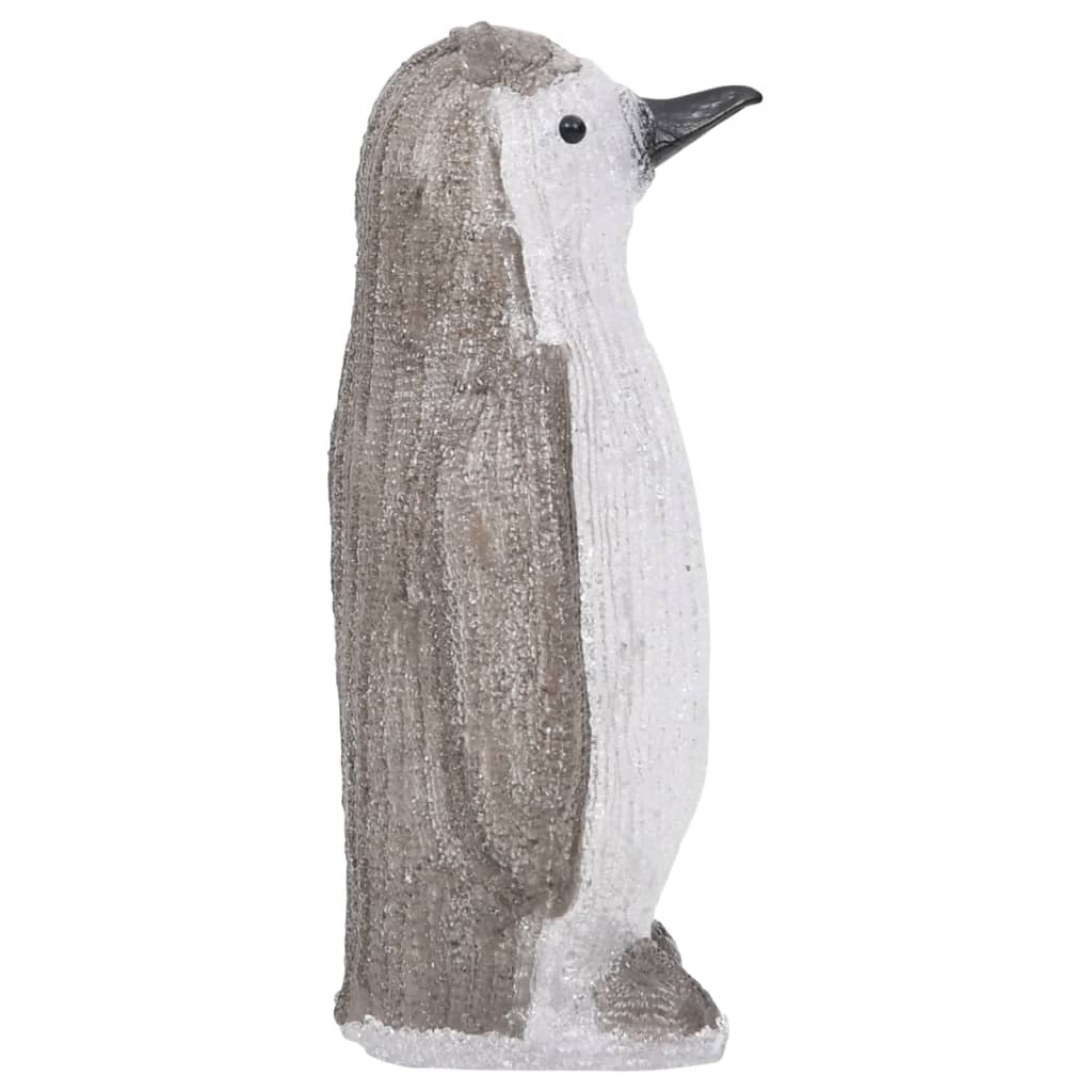 vidaXL Figurină pinguin de Crăciun cu LED 30cm acril interior/exterior vidaXL Figurină pinguin de Crăciun cu LED 30cm acril interior/exterior