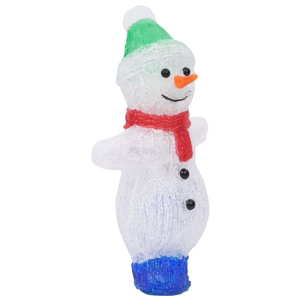 vidaXL Figurină om zăpadă Crăciun LED acrilic 30cm interior/exterior vidaXL Figurină om zăpadă Crăciun LED acrilic 30cm interior/exterior
