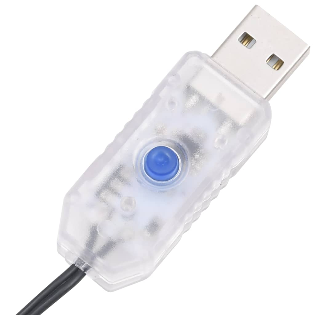 vidaXL Instalație de lumini cu 400 LED-uri, multicolor, 40 m, 8 efecte vidaXL Instalație de lumini cu 400 LED-uri, multicolor, 40 m, 8 efecte