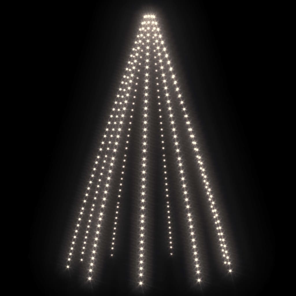 vidaXL Instalație brad de Crăciun cu 400 LED-uri alb rece 400 cm vidaXL Instalație brad de Crăciun cu 400 LED-uri alb rece 400 cm