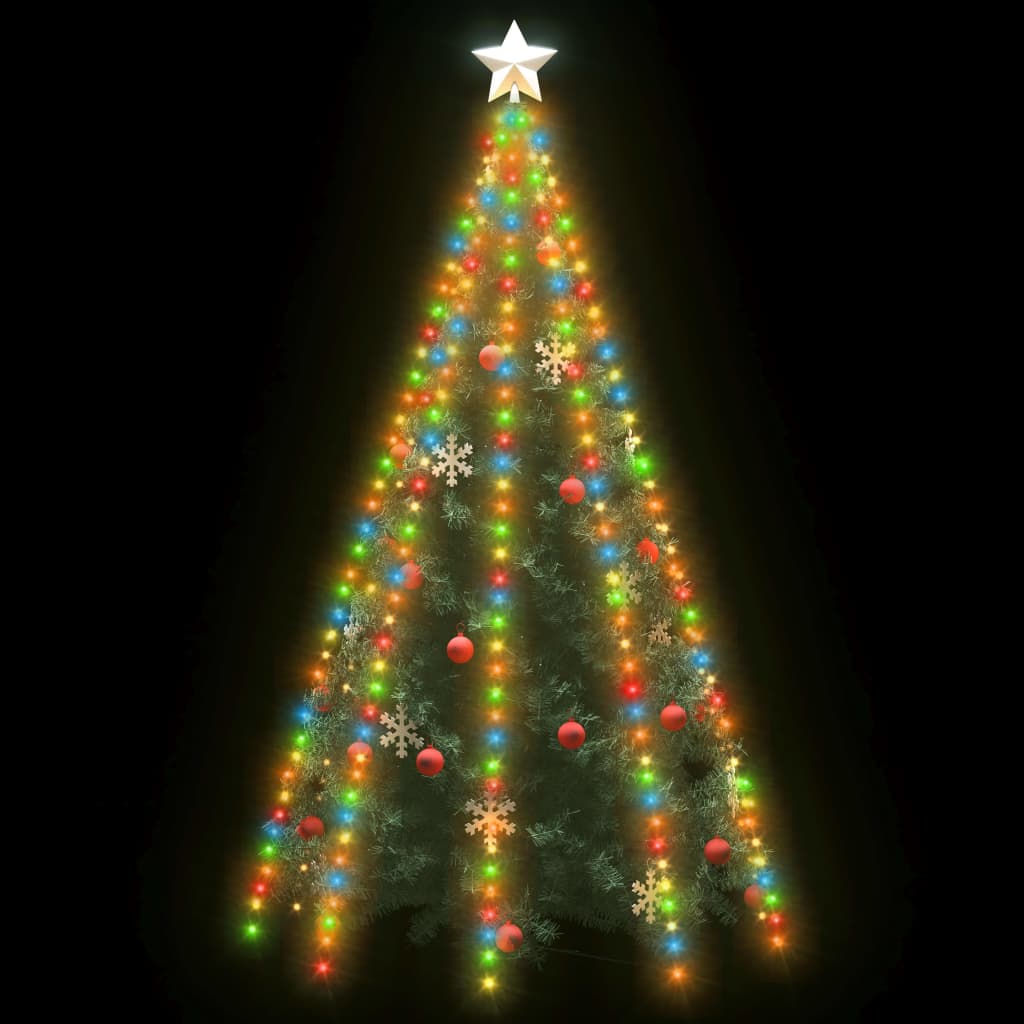vidaXL Instalație brad de Crăciun cu 400 LED-uri multicolor 400 cm vidaXL Instalație brad de Crăciun cu 400 LED-uri multicolor 400 cm