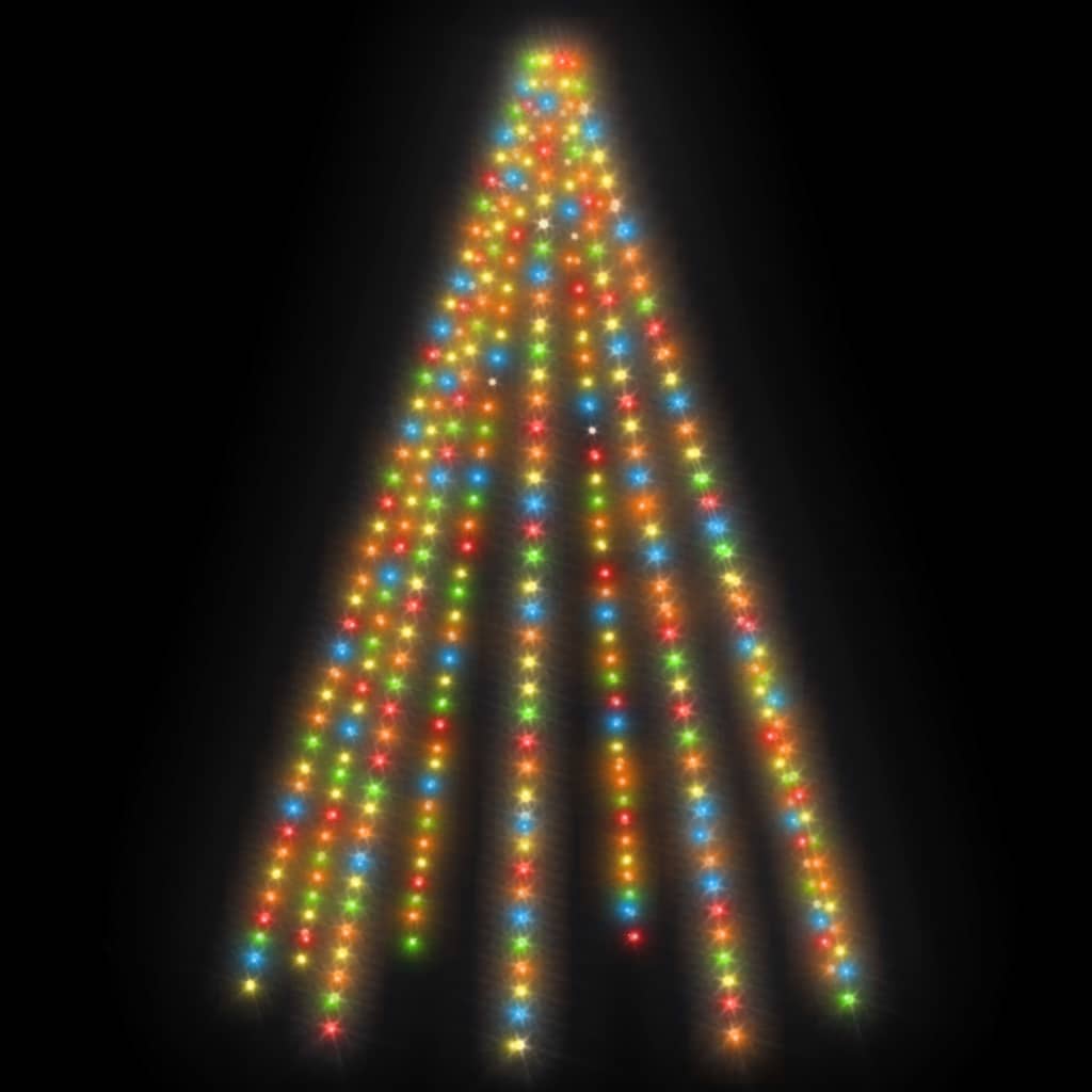vidaXL Instalație brad de Crăciun cu 400 LED-uri multicolor 400 cm vidaXL Instalație brad de Crăciun cu 400 LED-uri multicolor 400 cm