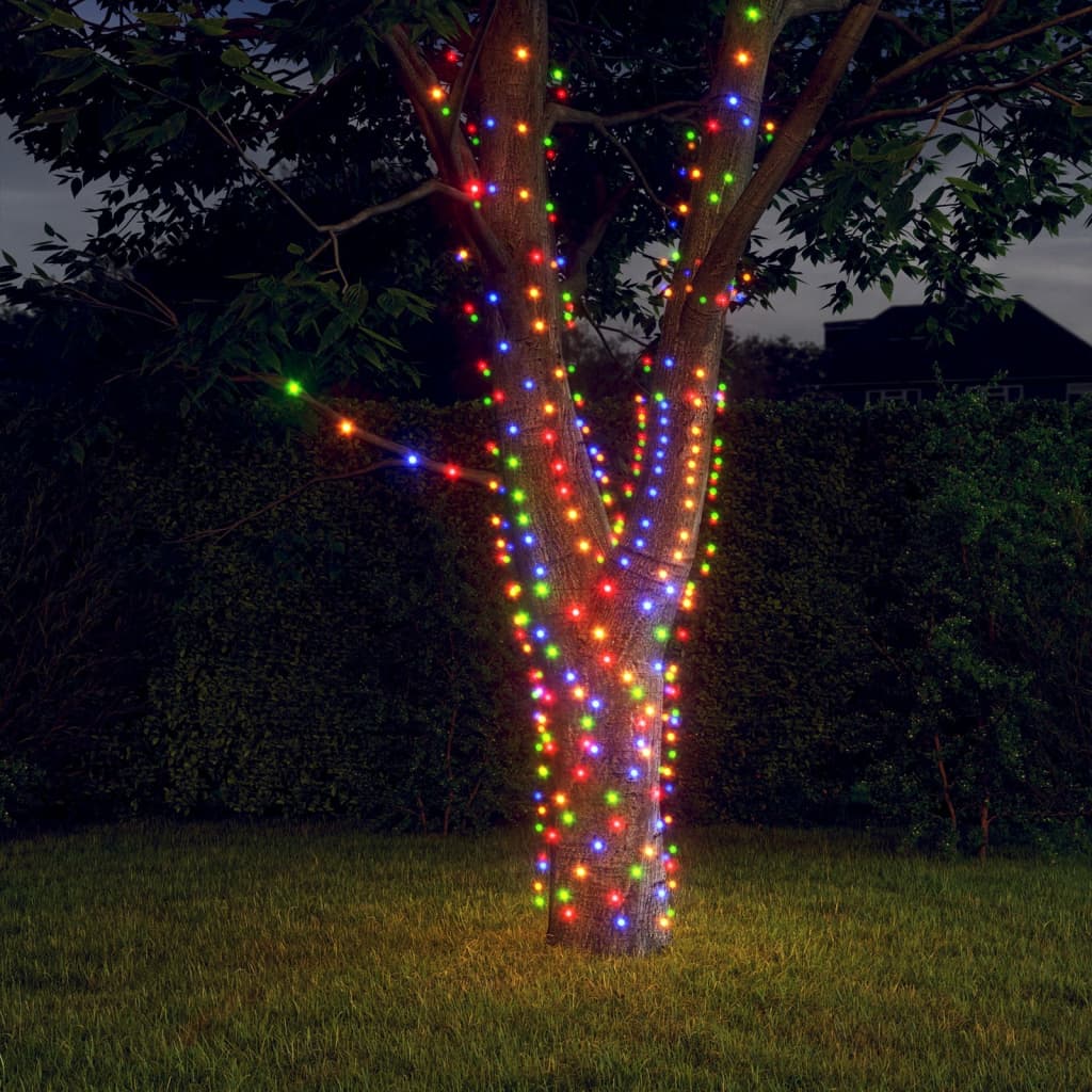 vidaXL Instalație solară de lumini, 2 buc.x200 LED multicolor int/ext vidaXL Instalație solară de lumini, 2 buc.x200 LED multicolor int/ext