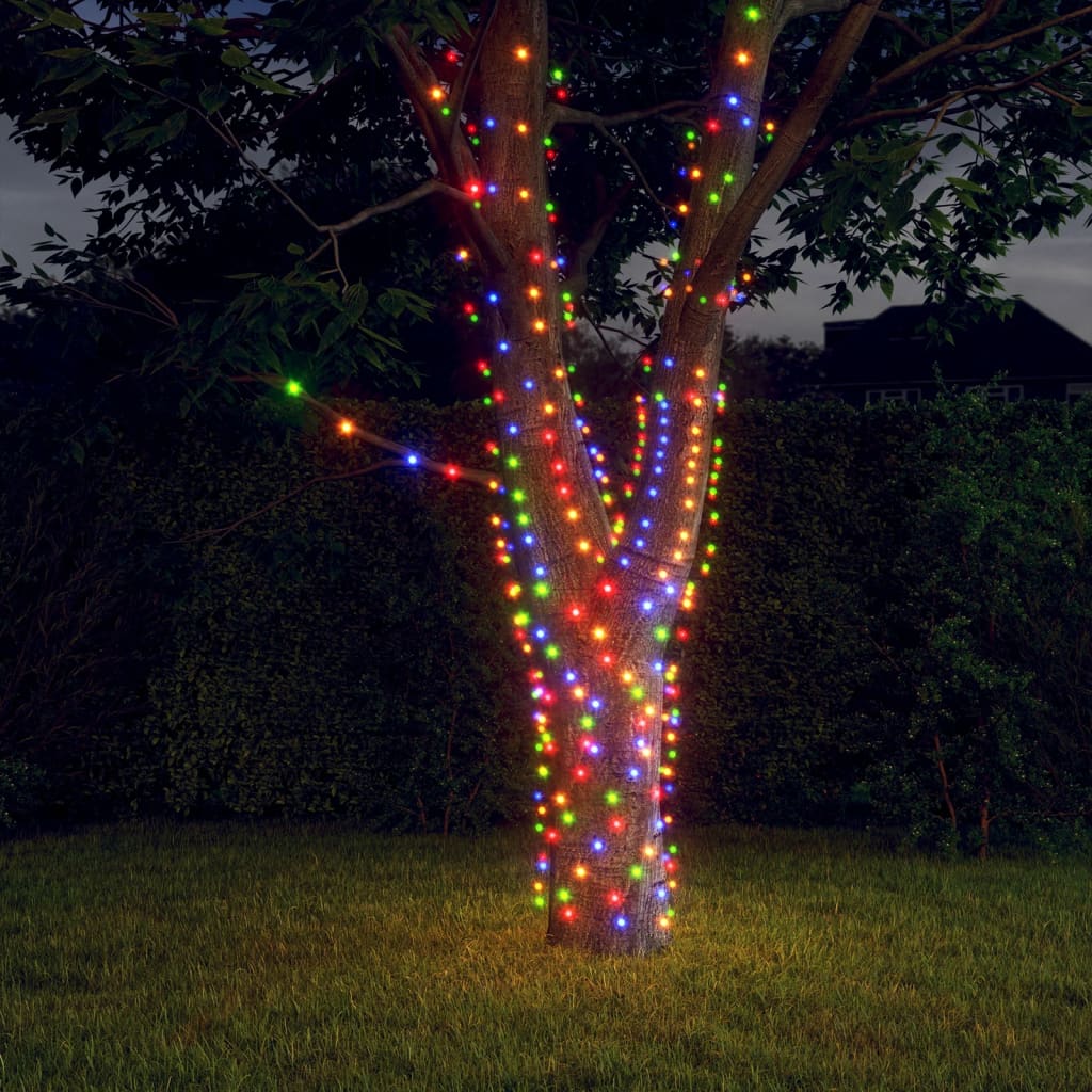 vidaXL Lumini solare feerice 5 buc 5x200 LED colorat interior/exterior vidaXL Lumini solare feerice 5 buc 5x200 LED colorat interior/exterior