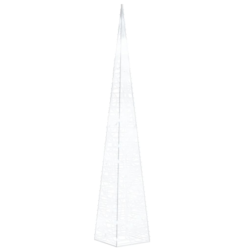 vidaXL Con de lumină cu LED decorativ, alb rece, 60 cm, acrilic vidaXL Con de lumină cu LED decorativ, alb rece, 60 cm, acrilic