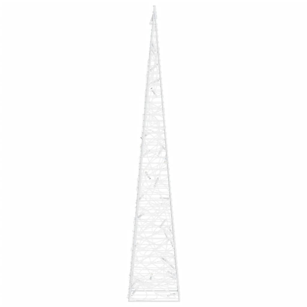 vidaXL Con de lumină cu LED decorativ, alb rece, 60 cm, acrilic vidaXL Con de lumină cu LED decorativ, alb rece, 60 cm, acrilic