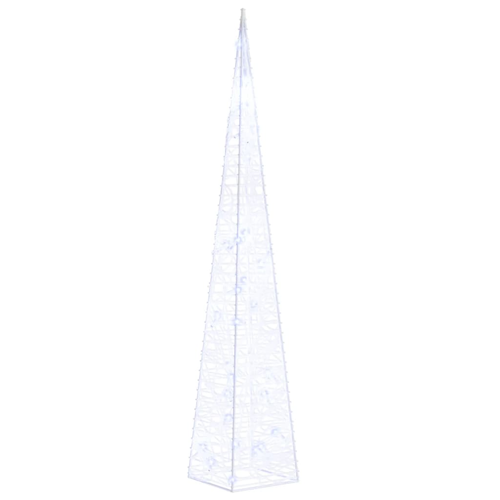 vidaXL Con de lumină cu LED decorativ, albastru, 60 cm, acril vidaXL Con de lumină cu LED decorativ, albastru, 60 cm, acril