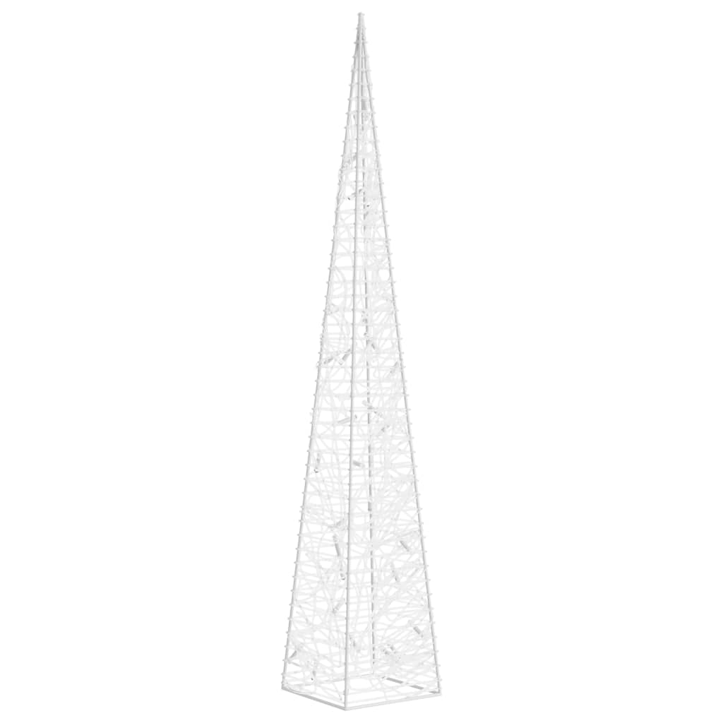 vidaXL Con de lumină cu LED decorativ, albastru, 60 cm, acril vidaXL Con de lumină cu LED decorativ, albastru, 60 cm, acril