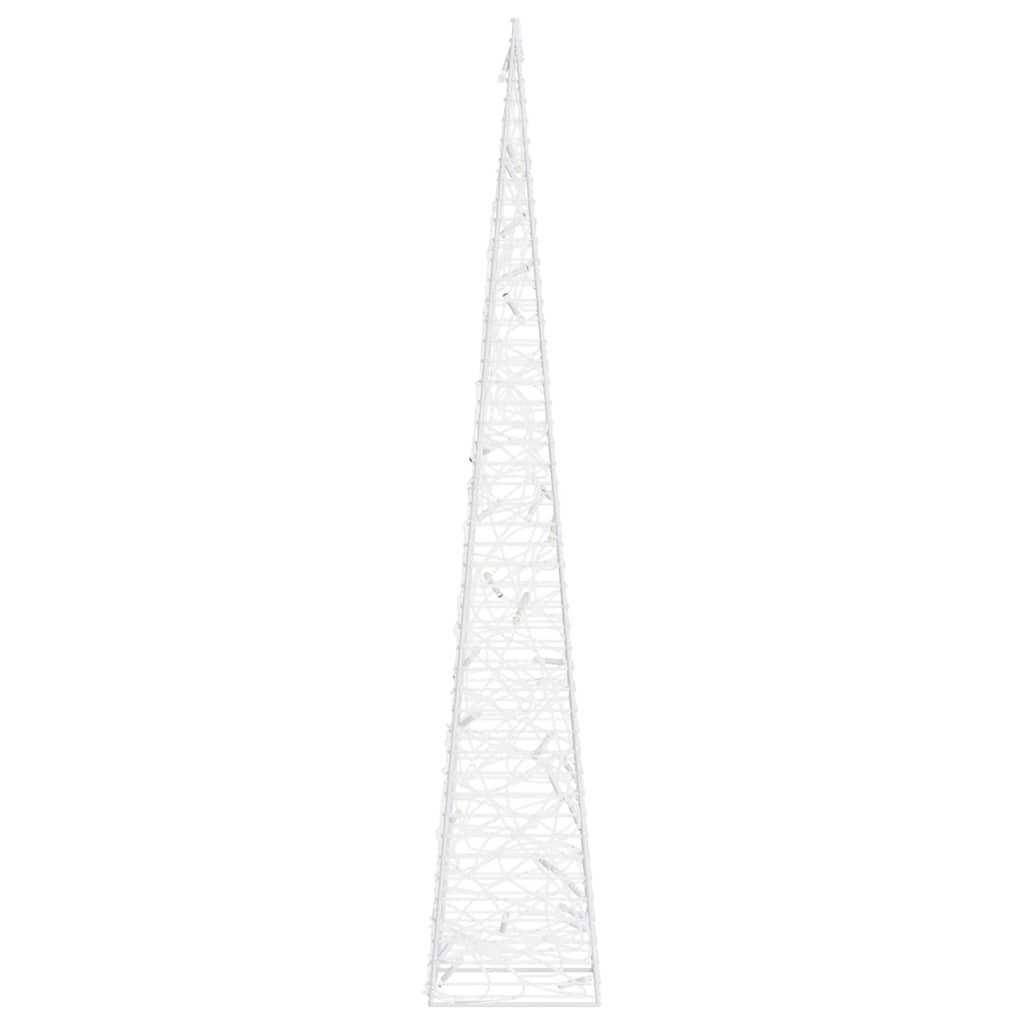 vidaXL Con de lumină cu LED decorativ, albastru, 60 cm, acril vidaXL Con de lumină cu LED decorativ, albastru, 60 cm, acril