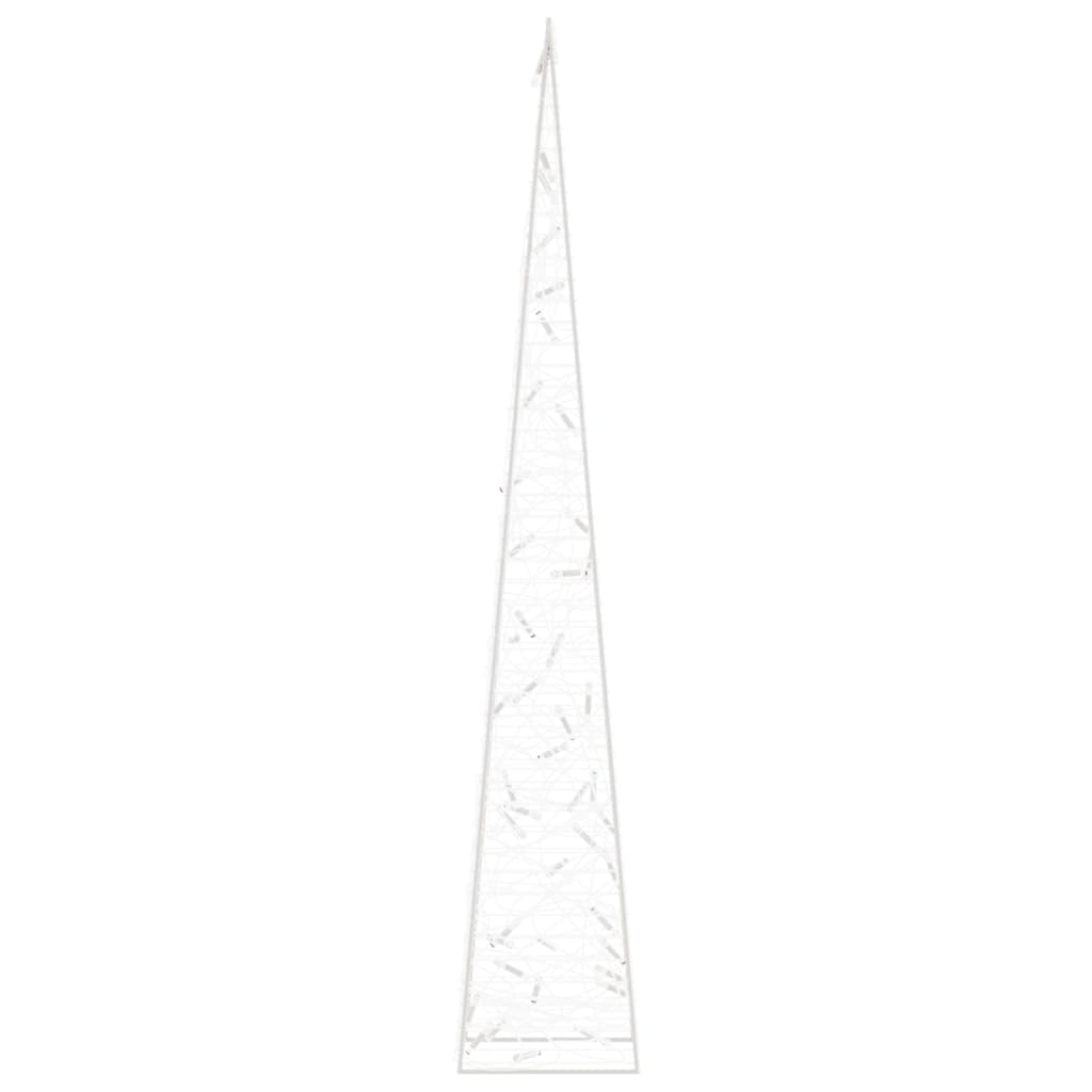 vidaXL Con de lumină cu LED decorativ, albastru, 90 cm, acril vidaXL Con de lumină cu LED decorativ, albastru, 90 cm, acril