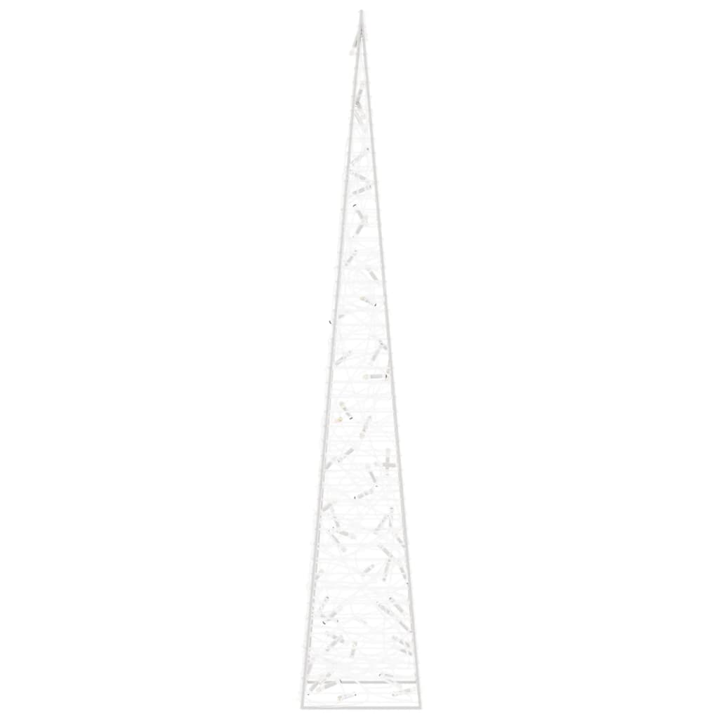 vidaXL Con de lumină cu LED decorativ, alb rece, 120 cm, acril vidaXL Con de lumină cu LED decorativ, alb rece, 120 cm, acril