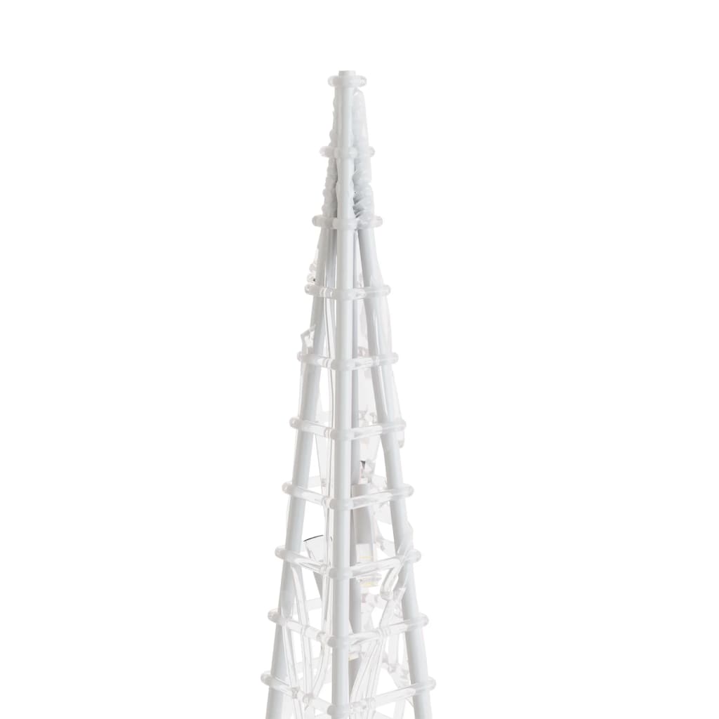 vidaXL Con de lumină cu LED decorativ, alb rece, 120 cm, acril vidaXL Con de lumină cu LED decorativ, alb rece, 120 cm, acril