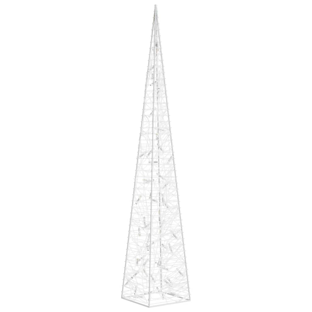 vidaXL Con de lumină cu LED decorativ, albastru, 120 cm, acril vidaXL Con de lumină cu LED decorativ, albastru, 120 cm, acril