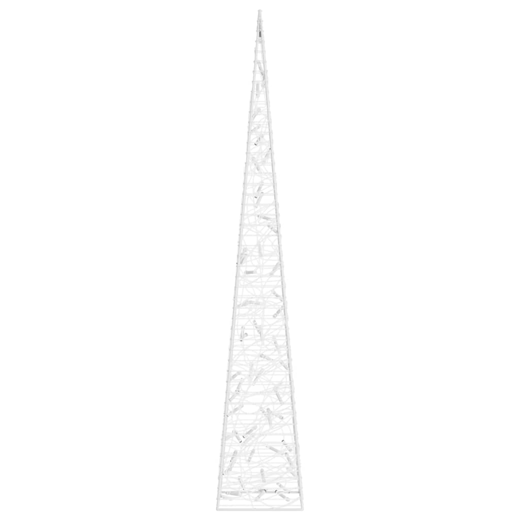 vidaXL Con de lumină cu LED decorativ, albastru, 120 cm, acril vidaXL Con de lumină cu LED decorativ, albastru, 120 cm, acril