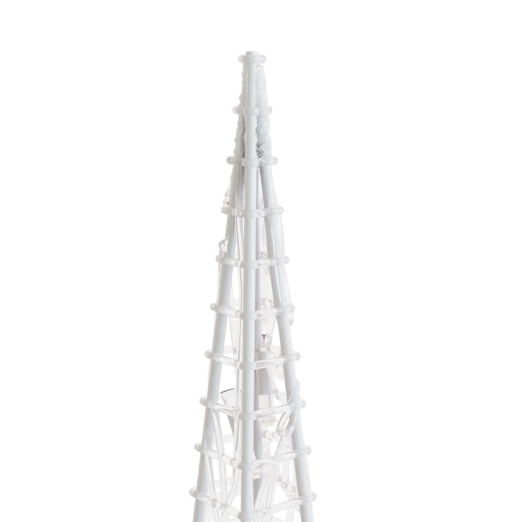 vidaXL Con de lumină cu LED decorativ, albastru, 120 cm, acril vidaXL Con de lumină cu LED decorativ, albastru, 120 cm, acril