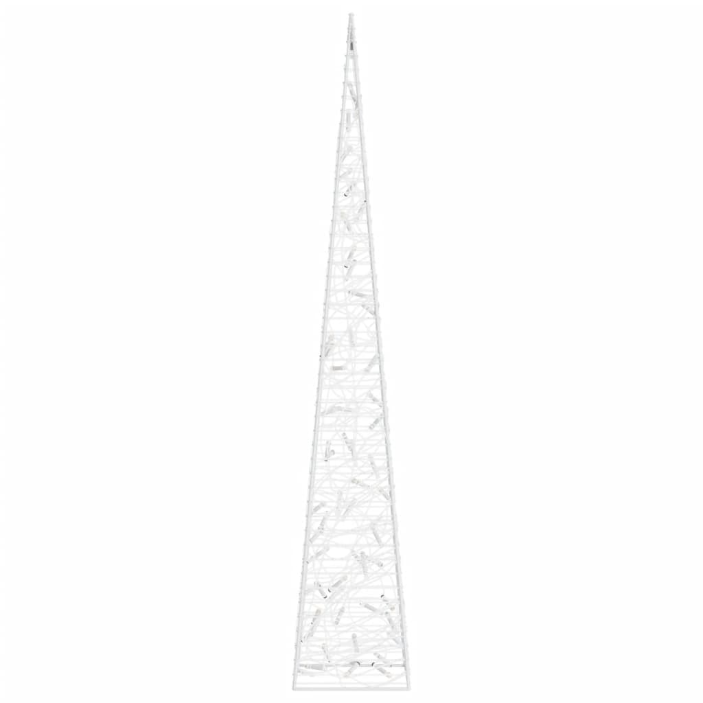 vidaXL Con de lumină cu LED decorativ multicolor 120 cm, acril vidaXL Con de lumină cu LED decorativ multicolor 120 cm, acril