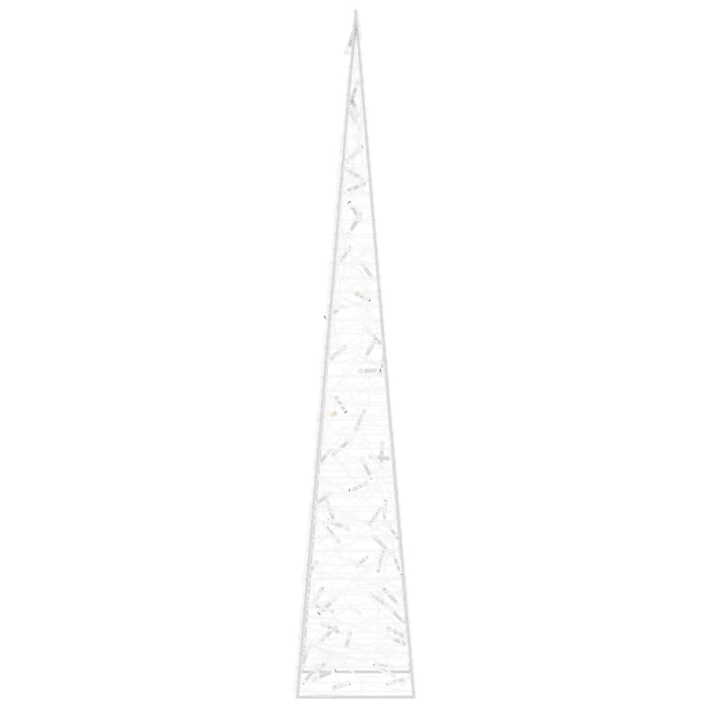 vidaXL Con de lumină cu LED decorativ multicolor 120 cm, acril vidaXL Con de lumină cu LED decorativ multicolor 120 cm, acril