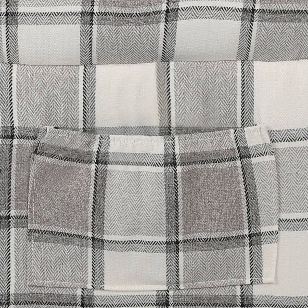 vidaXL Fotoliu rabatabil, gri, material textil