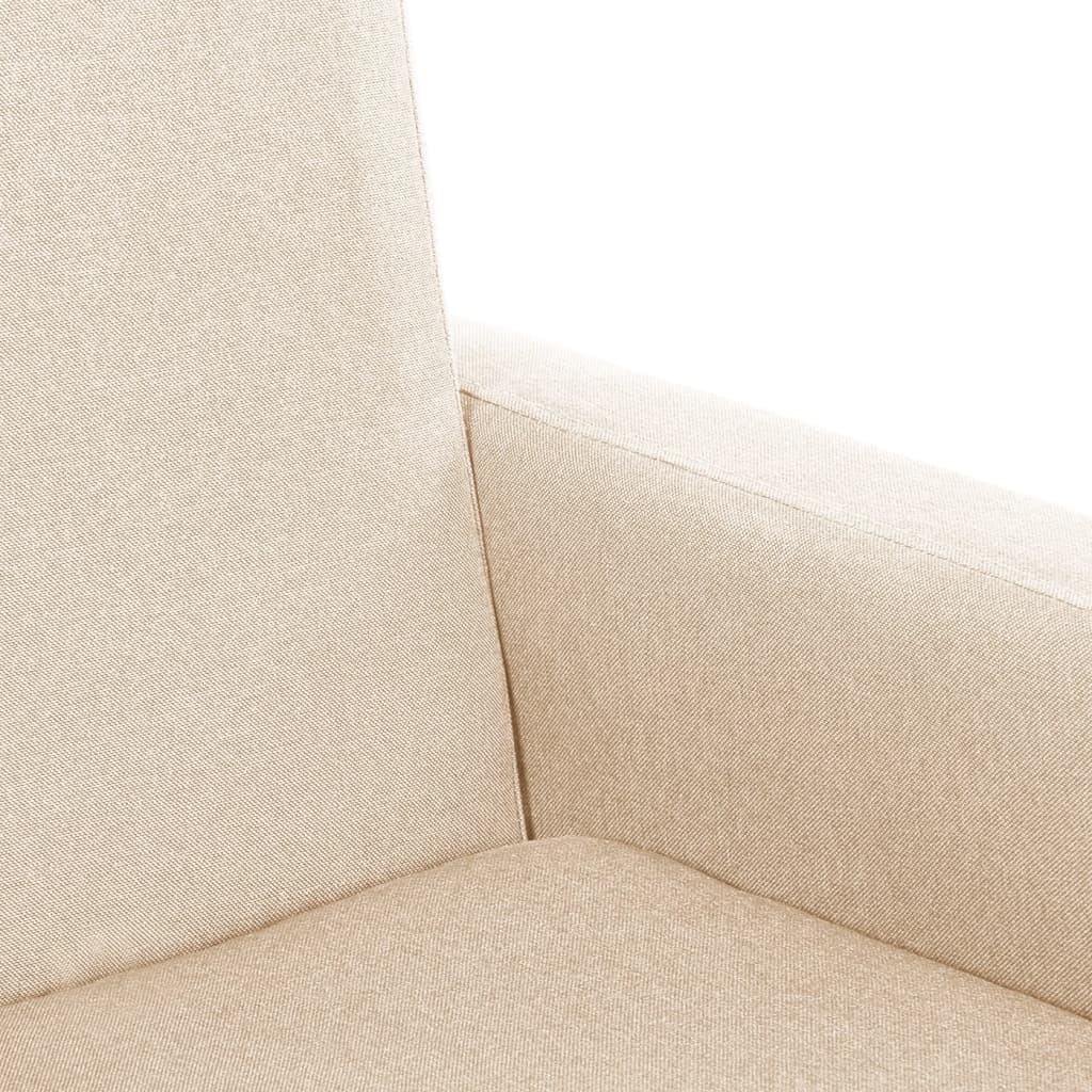 vidaXL Scaun balansoar, crem, material textil vidaXL Scaun balansoar, crem, material textil