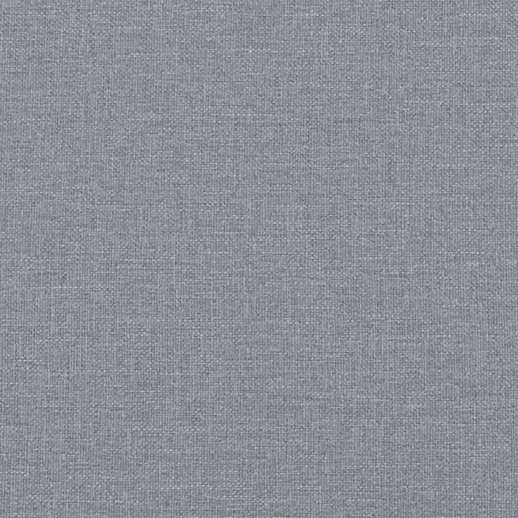 vidaXL Scaun cu picioare din lemn, gri deschis, material textil vidaXL Scaun cu picioare din lemn, gri deschis, material textil