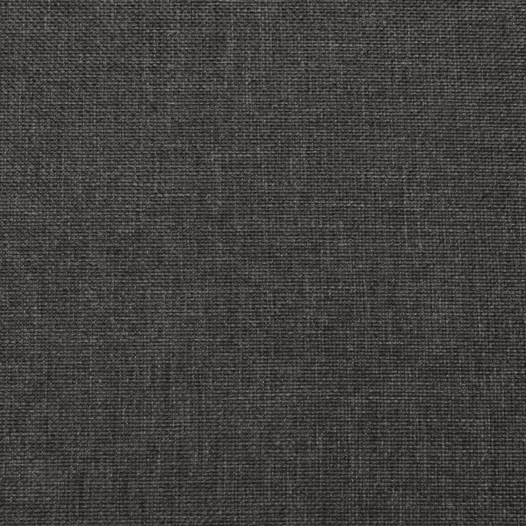vidaXL Scaun cu picioare din lemn, gri închis, material textil vidaXL Scaun cu picioare din lemn, gri închis, material textil
