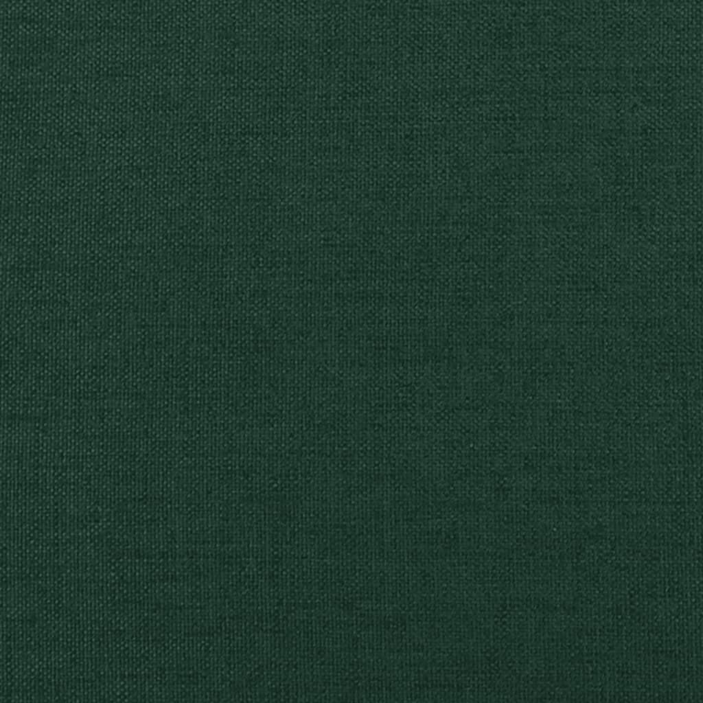vidaXL Scaun cu picioare din lemn, verde închis, material textil vidaXL Scaun cu picioare din lemn, verde închis, material textil