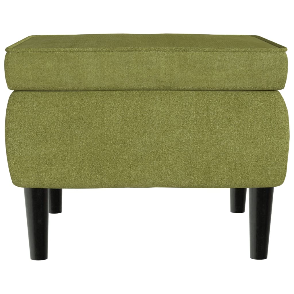 vidaXL Scaun cu picioare din lemn, verde deschis, catifea vidaXL Scaun cu picioare din lemn, verde deschis, catifea