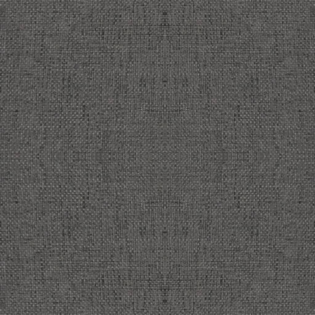 vidaXL Scaun cu picioare din lemn, gri închis, material textil vidaXL Scaun cu picioare din lemn, gri închis, material textil