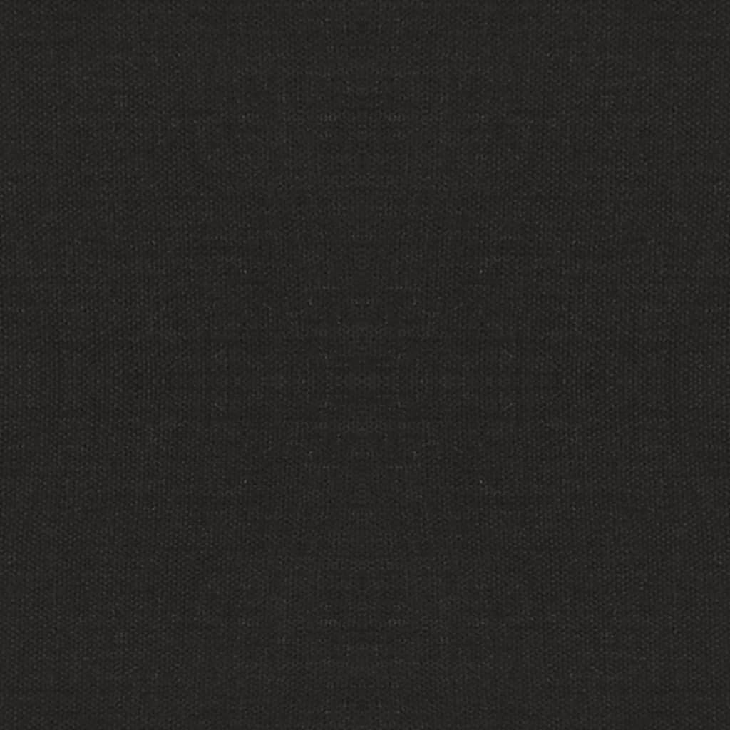 vidaXL Scaun cu picioare din lemn, negru, material textil vidaXL Scaun cu picioare din lemn, negru, material textil