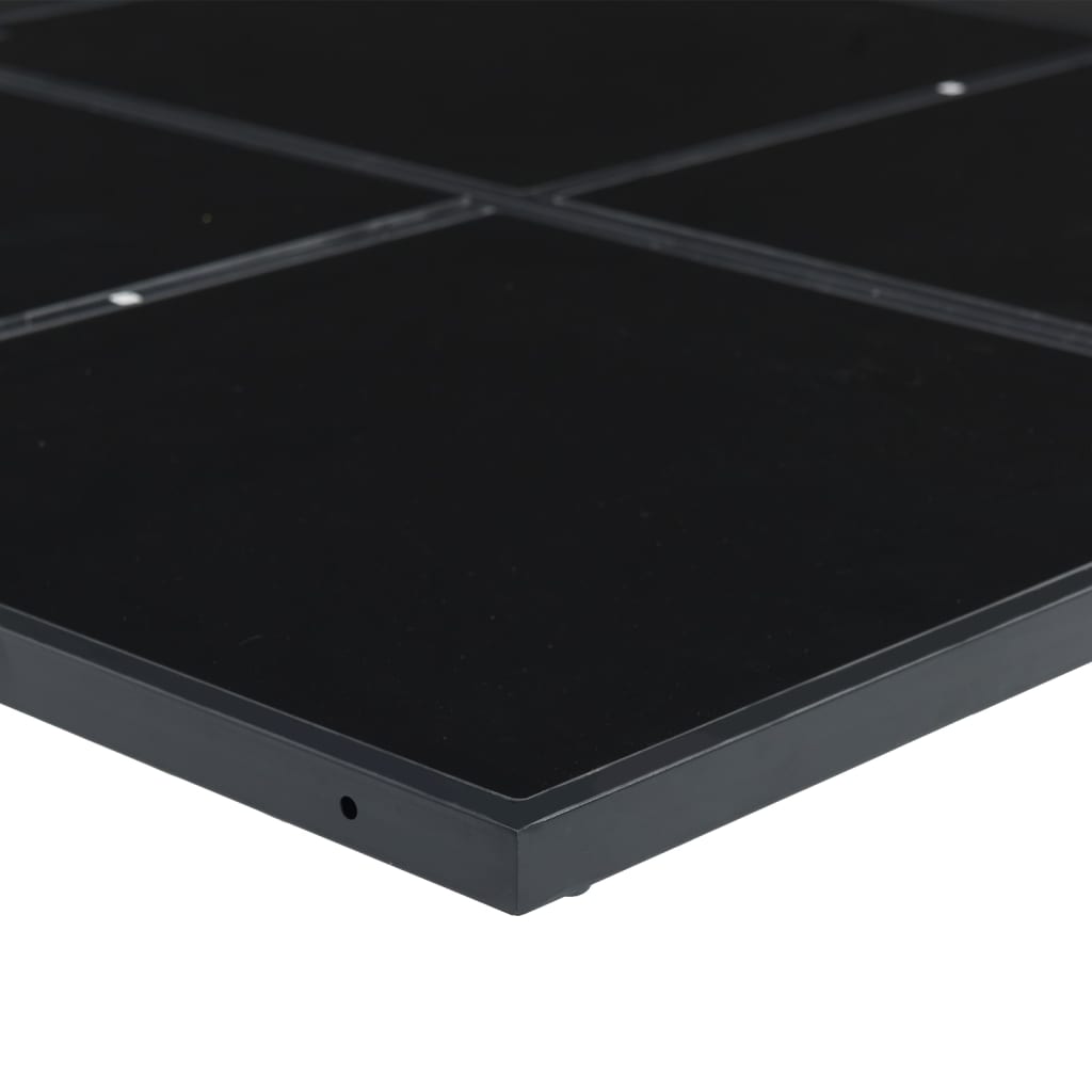 vidaXL Set mobilier de grădină cu perne, 9 piese, negru, poliratan vidaXL Set mobilier de grădină cu perne, 9 piese, negru, poliratan