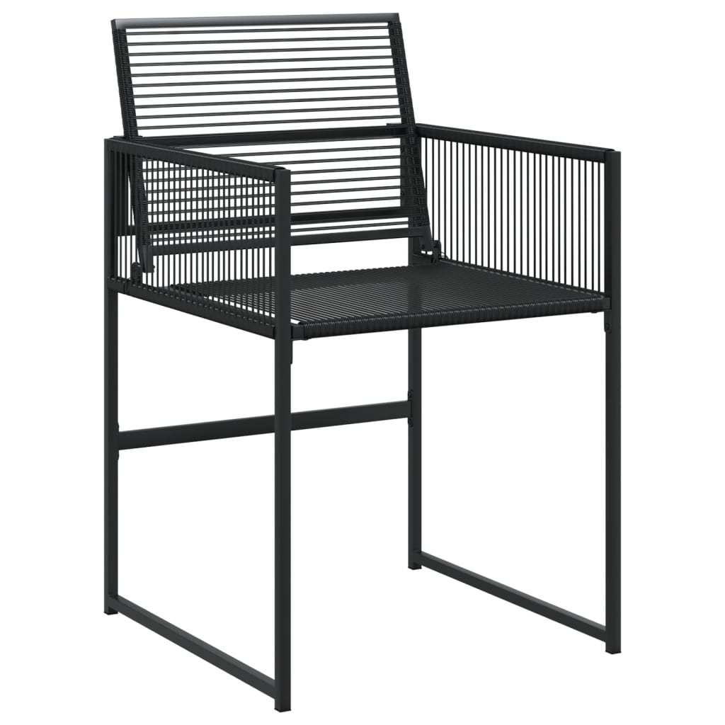 vidaXL Set mobilier de grădină, 11 piese, negru, poliratan vidaXL Set mobilier de grădină, 11 piese, negru, poliratan