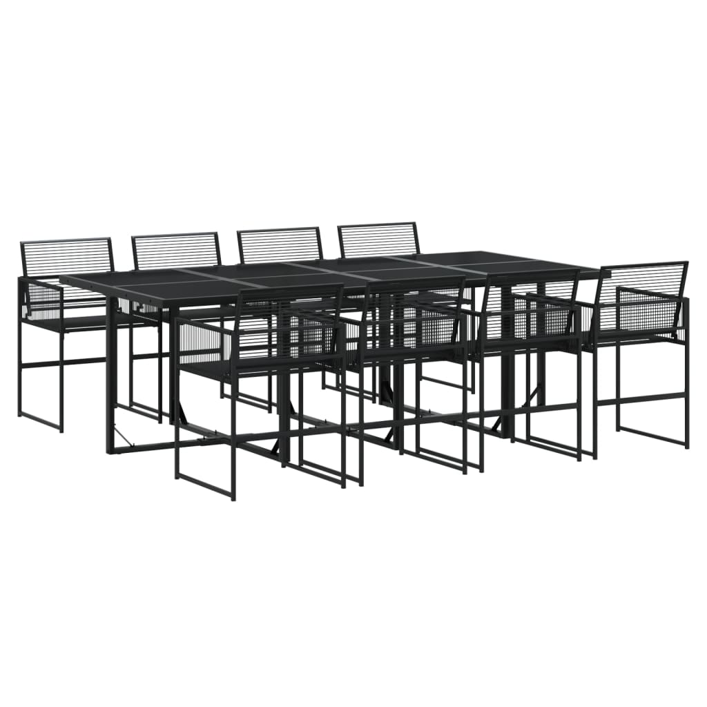 vidaXL Set mobilier de grădină, 9 piese, poliratan vidaXL Set mobilier de grădină, 9 piese, poliratan