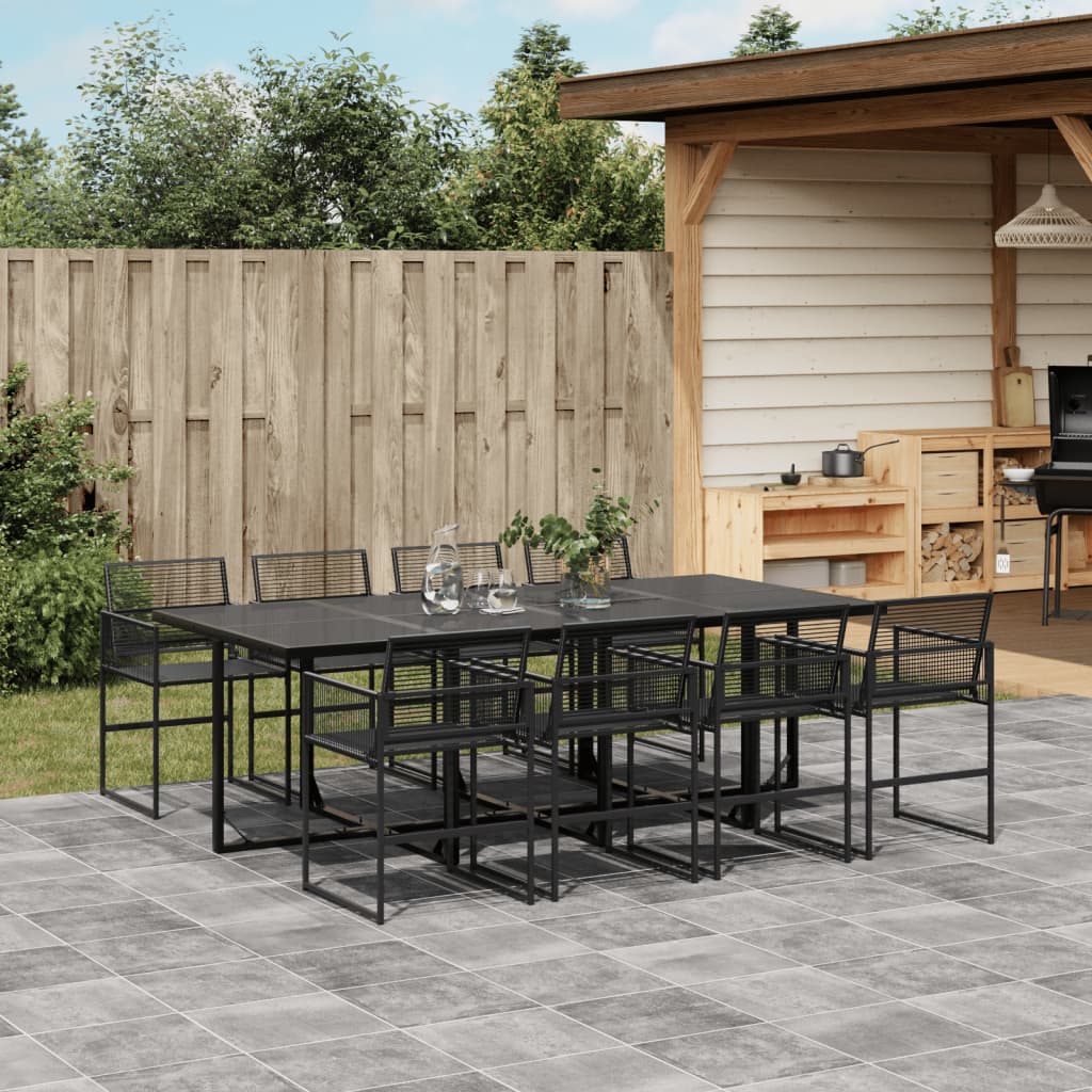 vidaXL Set mobilier de grădină, 9 piese, poliratan vidaXL Set mobilier de grădină, 9 piese, poliratan