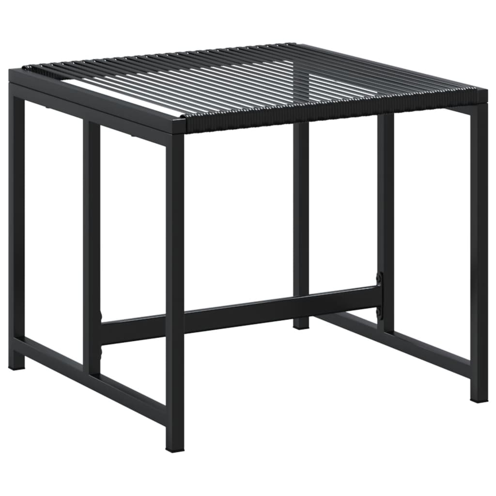 vidaXL Set mobilier de grădină, 11 piese, negru, poliratan vidaXL Set mobilier de grădină, 11 piese, negru, poliratan
