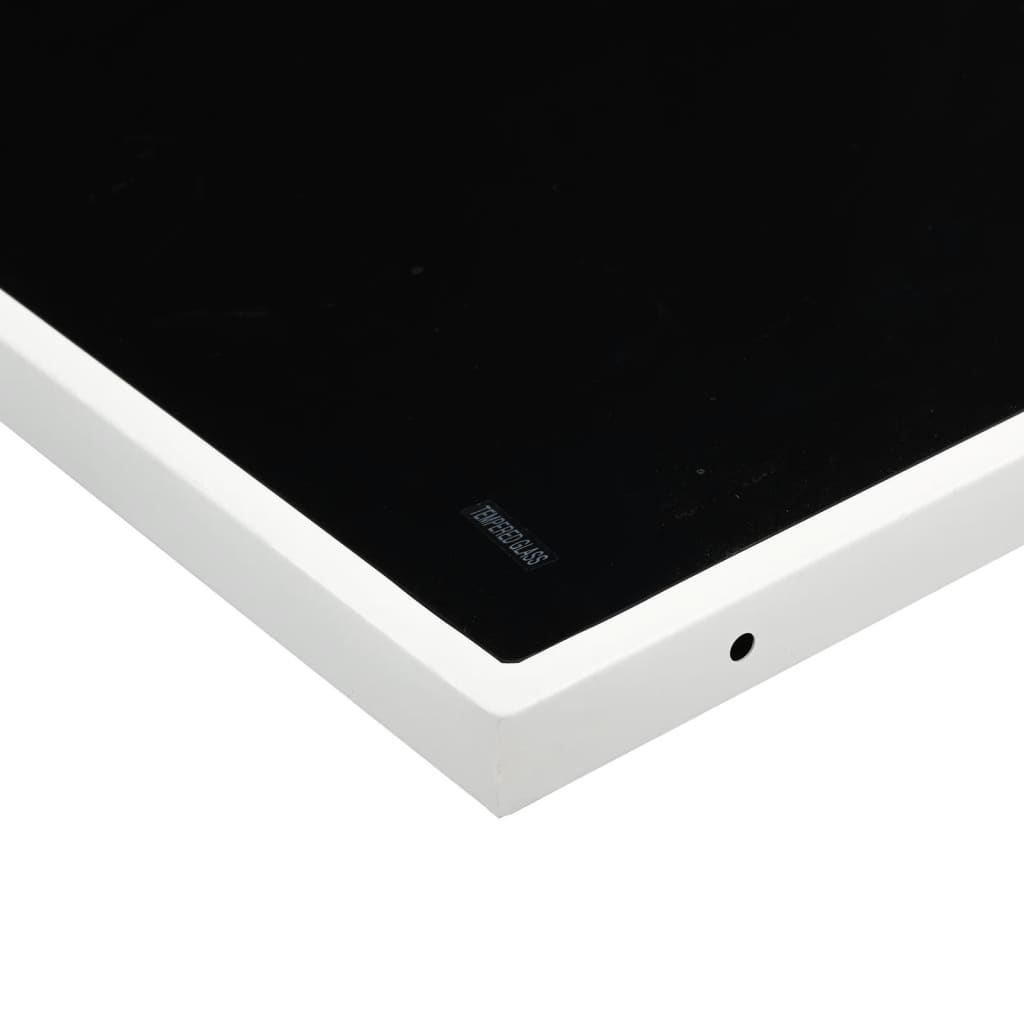 vidaXL Set mobilier de grădină, 13 piese, cu perne, alb, textilenă vidaXL Set mobilier de grădină, 13 piese, cu perne, alb, textilenă