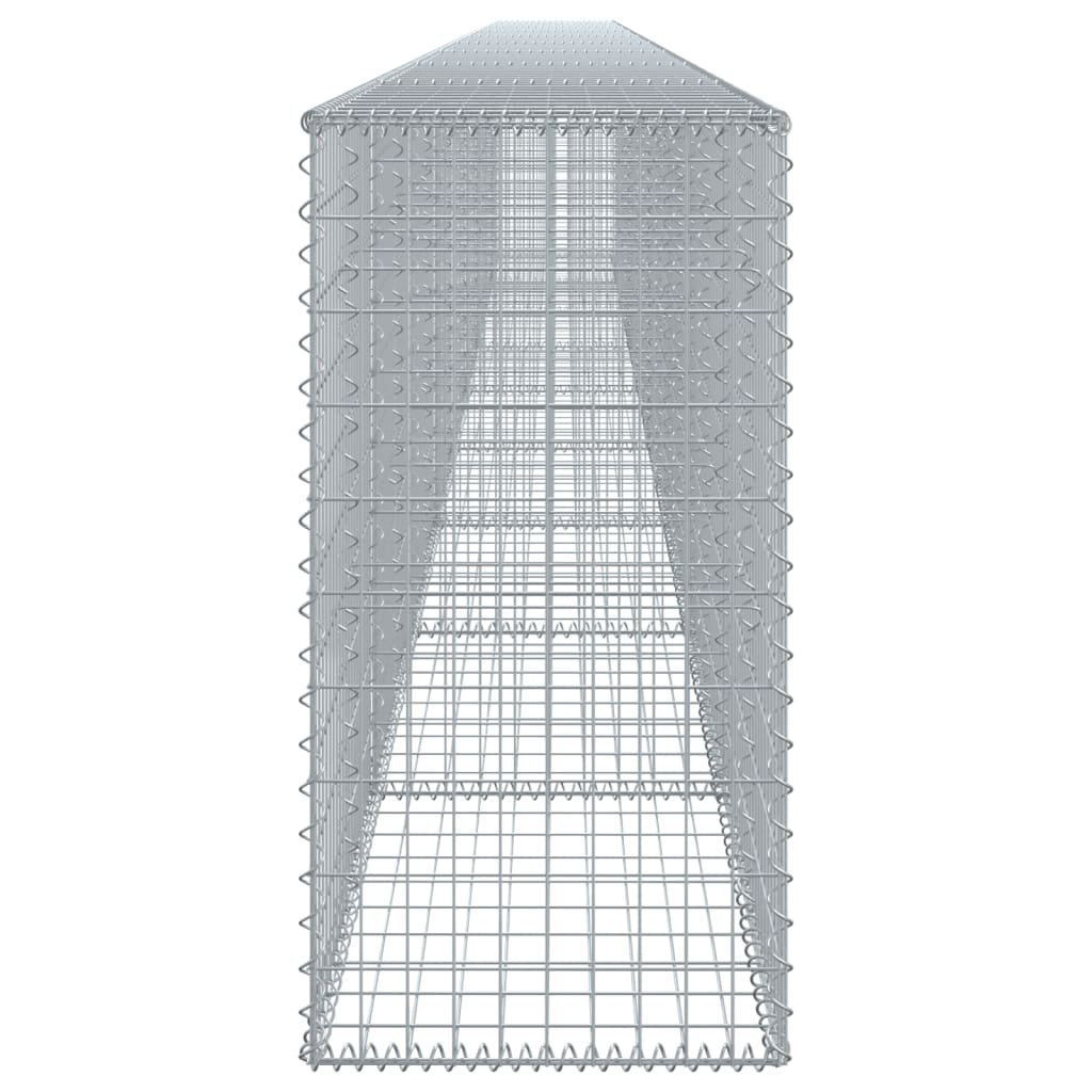 vidaXL Coș gabion cu capac, 900x50x100 cm, fier galvanizat vidaXL Coș gabion cu capac, 900x50x100 cm, fier galvanizat