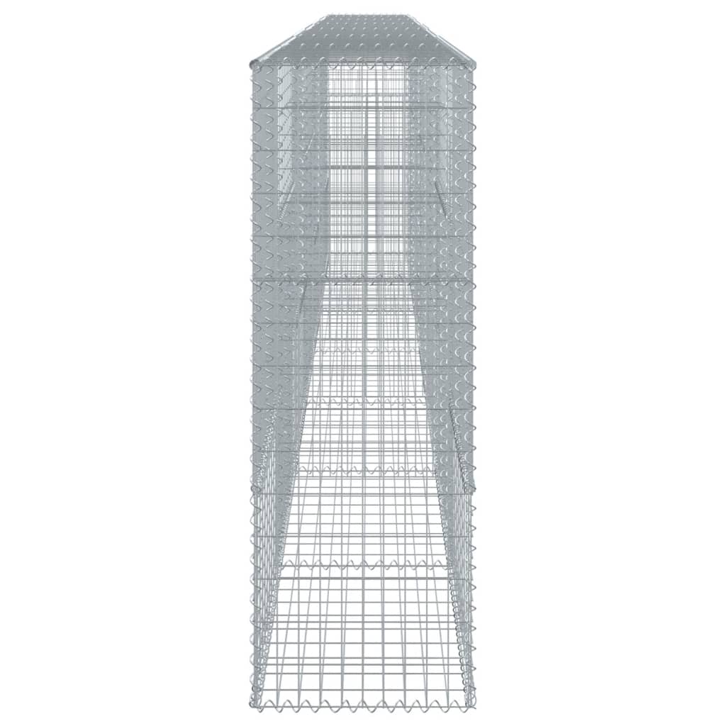 vidaXL Coș gabion cu capac, 700x50x150 cm, fier galvanizat vidaXL Coș gabion cu capac, 700x50x150 cm, fier galvanizat