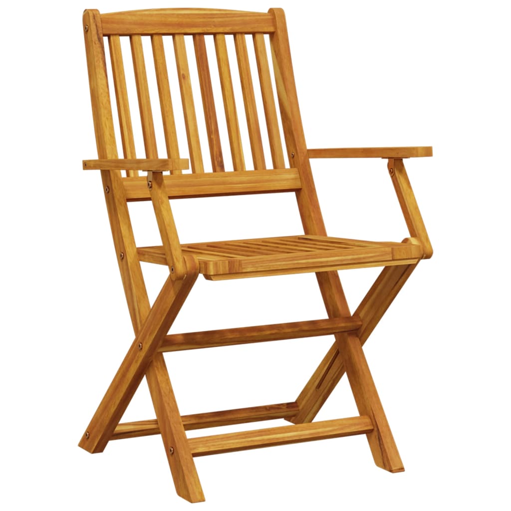 vidaXL Set mobilier de grădină pliabil, 5 piese, lemn masiv de acacia vidaXL Set mobilier de grădină pliabil, 5 piese, lemn masiv de acacia