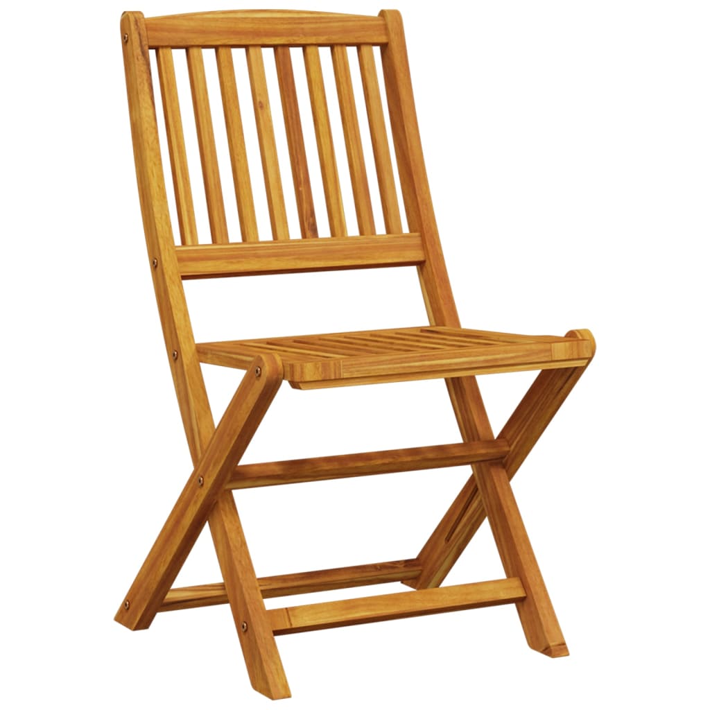 vidaXL Set mobilier de grădină pliabil, 5 piese, lemn masiv de acacia vidaXL Set mobilier de grădină pliabil, 5 piese, lemn masiv de acacia