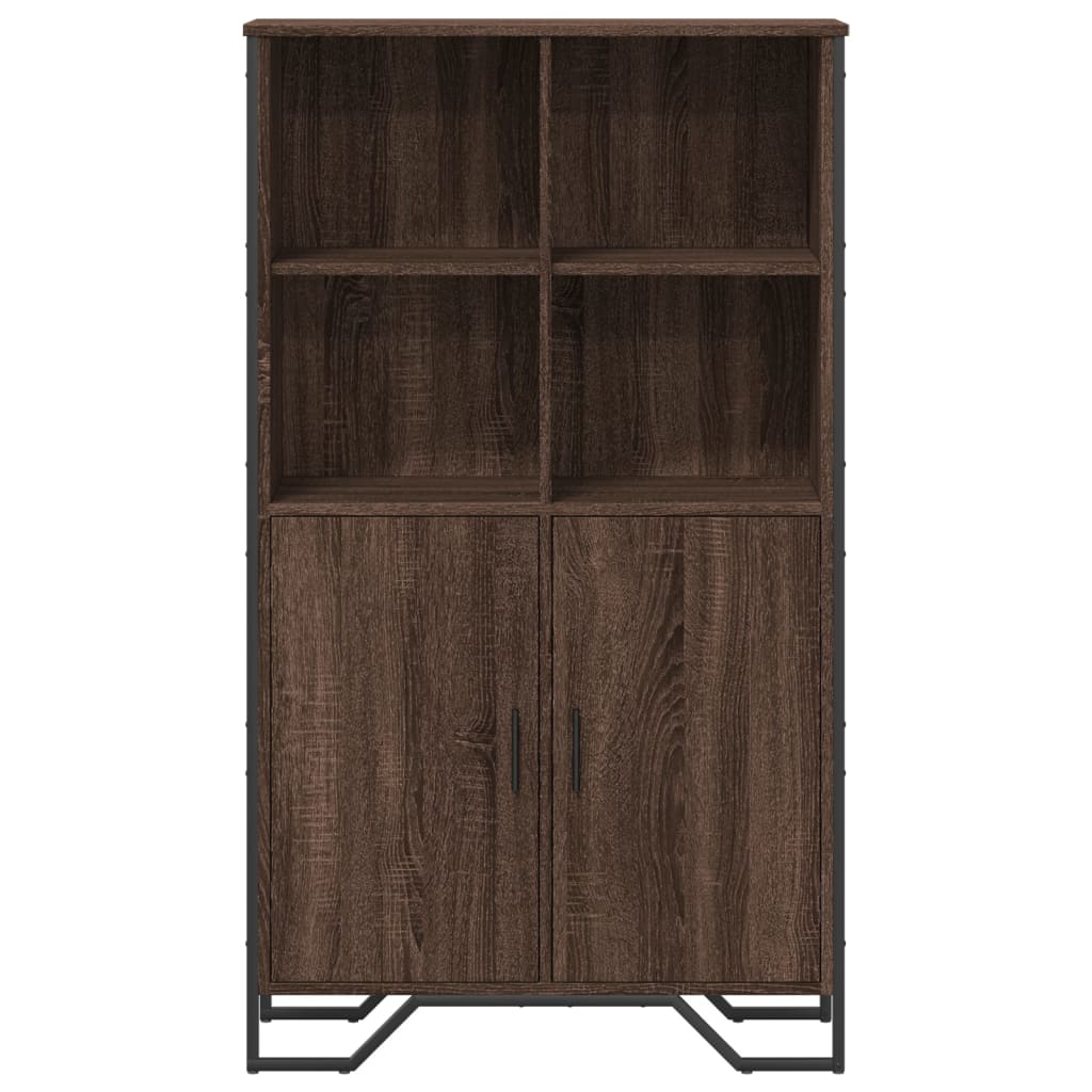 vidaXL Dulap înalt, stejar maro, 79,5x35,5x137,5 cm, lemn prelucrat