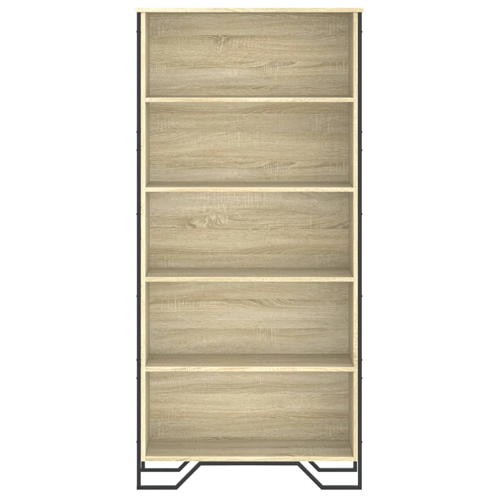 vidaXL Bibliotecă, stejar sonoma, 80x31x169 cm, lemn prelucrat vidaXL Bibliotecă, stejar sonoma, 80x31x169 cm, lemn prelucrat