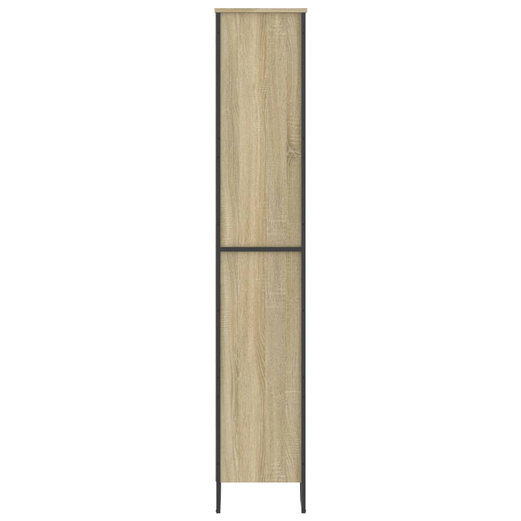 vidaXL Bibliotecă, stejar sonoma, 80x31x169 cm, lemn prelucrat vidaXL Bibliotecă, stejar sonoma, 80x31x169 cm, lemn prelucrat