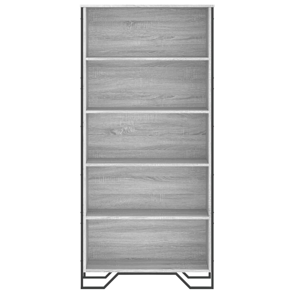 vidaXL Bibliotecă, gri sonoma, 80x31x169 cm, lemn prelucrat vidaXL Bibliotecă, gri sonoma, 80x31x169 cm, lemn prelucrat