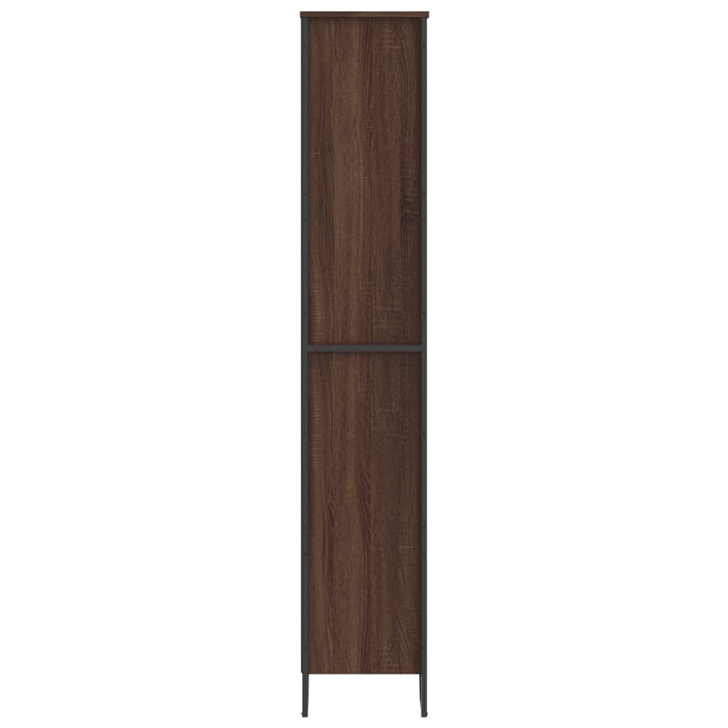 vidaXL Bibliotecă, stejar maro, 80x31x169 cm, lemn prelucrat vidaXL Bibliotecă, stejar maro, 80x31x169 cm, lemn prelucrat