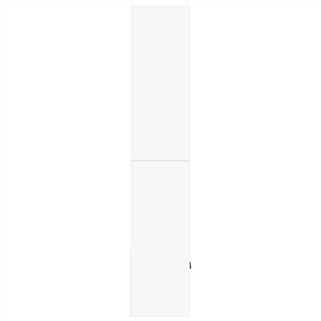 vidaXL Bibliotecă, alb, 70x36x189 cm, lemn prelucrat vidaXL Bibliotecă, alb, 70x36x189 cm, lemn prelucrat
