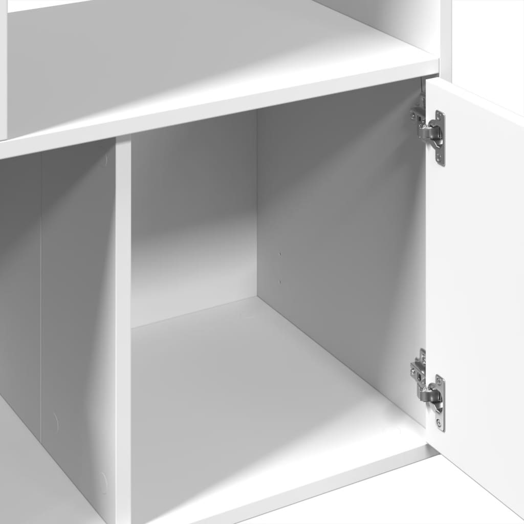 vidaXL Bibliotecă, alb, 70x36x189 cm, lemn prelucrat vidaXL Bibliotecă, alb, 70x36x189 cm, lemn prelucrat